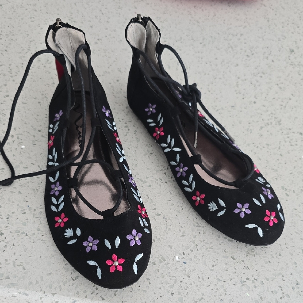 Nina Lace Up Ballet Flats